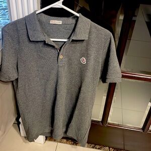 Moncler polo gray men